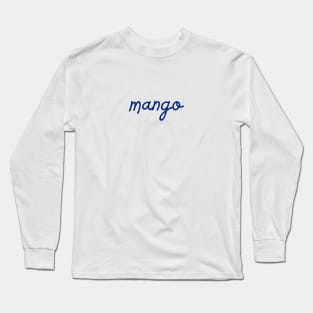 mango - Thai blue - Flag color Long Sleeve T-Shirt